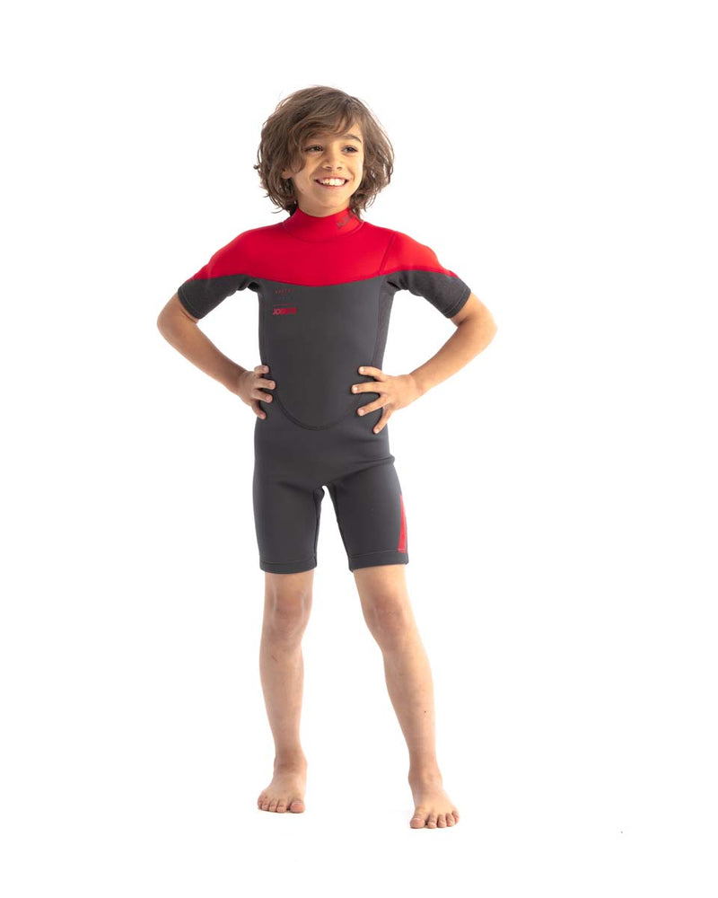 Boston 2mm Shorty Wetsuit Red