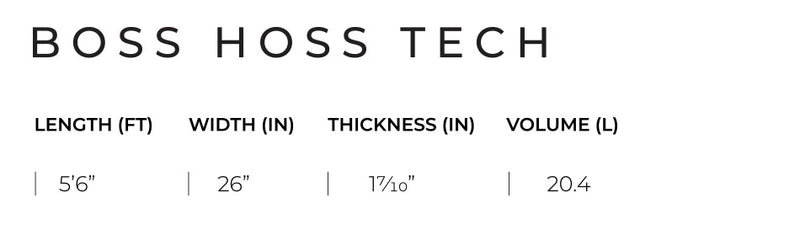 Boss Hoss 5'6" Wakesurfer